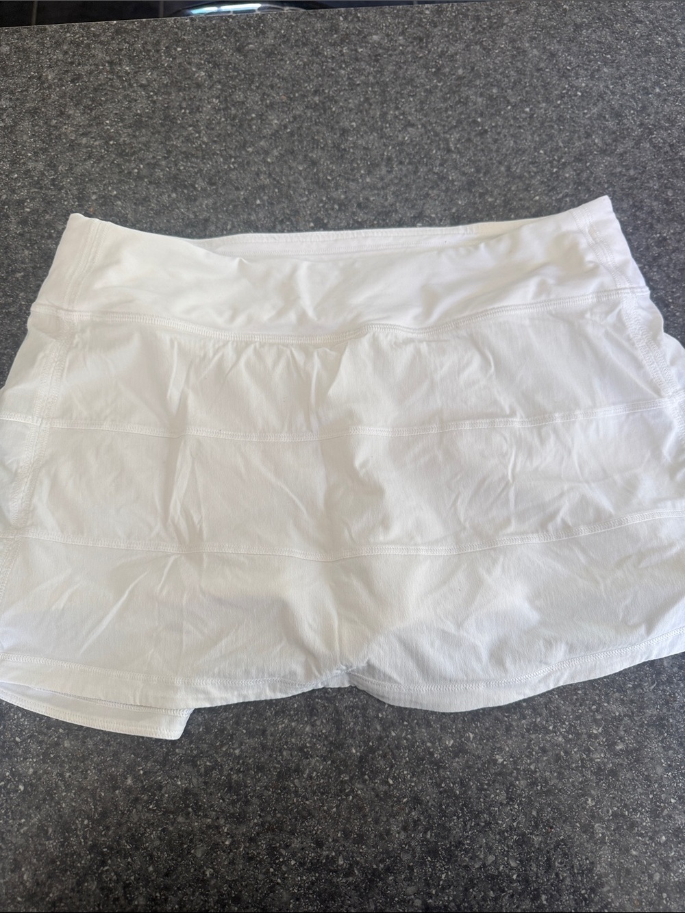 lululemon athletica White Performance Skort with Built-In Shorts